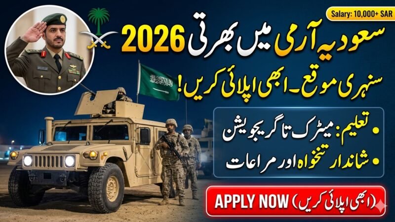 Saudi Arabian Military Recruitment 2026 – Career Opportunities and Guidelines